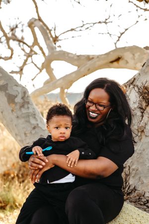 unposed natural family photographer, high desert Southern California family photographer kid portraits