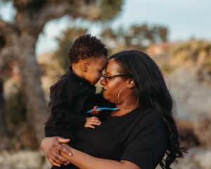 unposed natural family photographer, high desert Southern California family photographer kid portraits