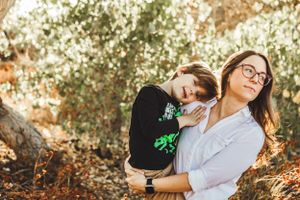 unposed natural family photographer, high desert Southern California family photographer kid portraits