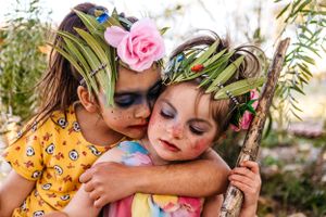 unposed natural family photographer, high desert Southern California family photographer kid portraits