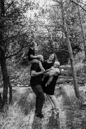 unposed natural family photographer, high desert Southern California family photographer kid portraits