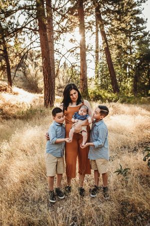 unposed natural family photographer, high desert Southern California family photographer kid portraits