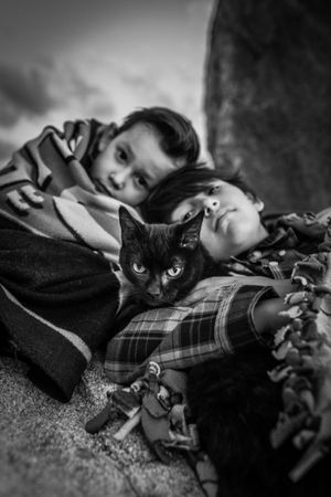 unposed natural family photographer, high desert Southern California family photographer kid portraits