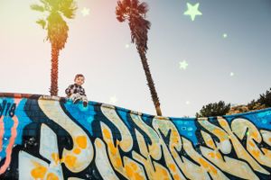 unposed natural family photographer, high desert Southern California family photographer kid portraits