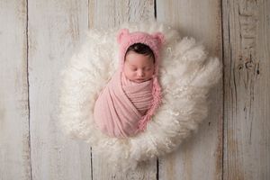 newborn baby girl teddy