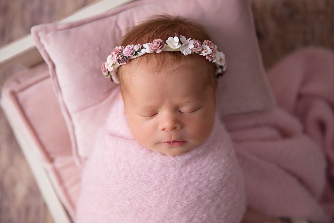 Newborn baby girl