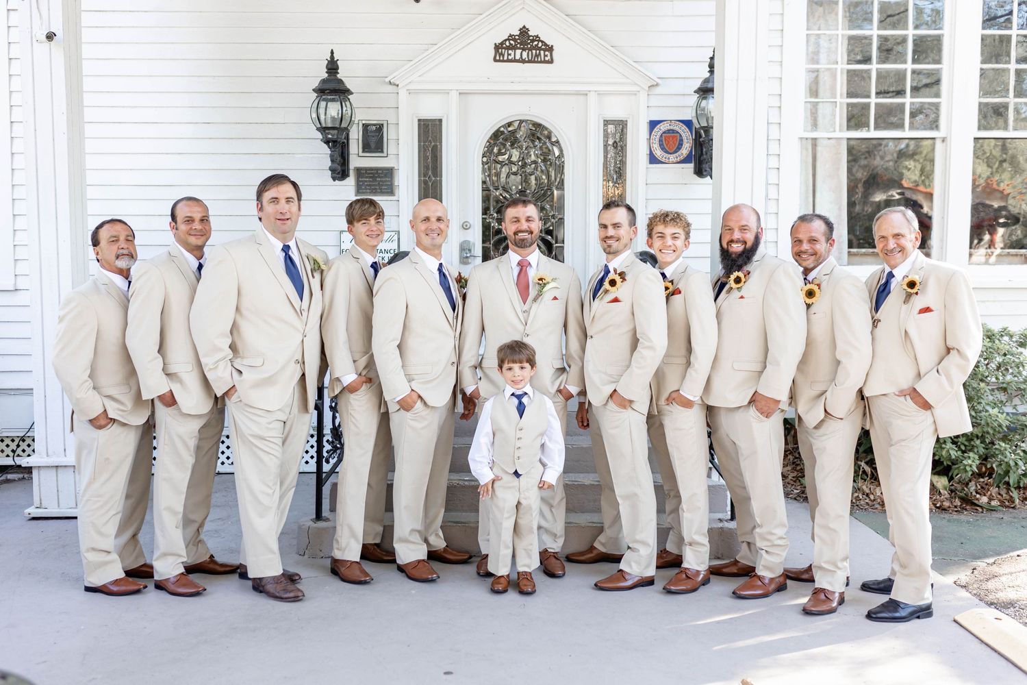 groom with groomsmen