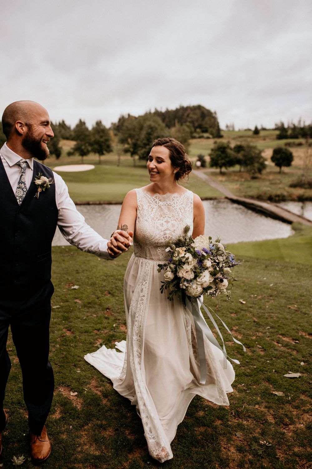 Mill river wedding