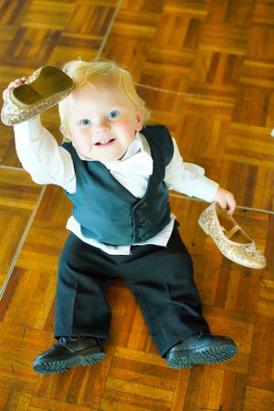 Kids at the wedding.