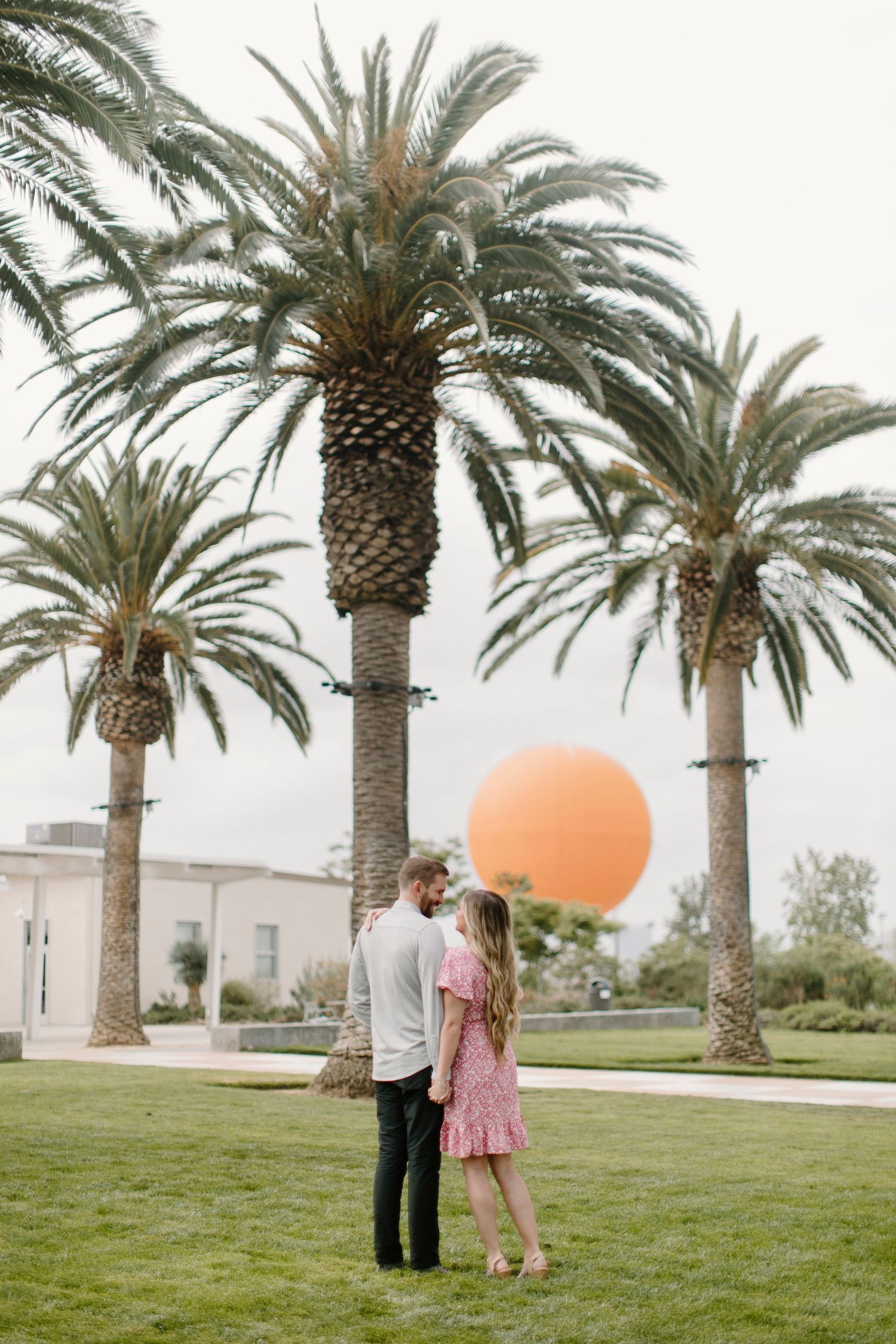 couple engagement photography Great Park Irvine California