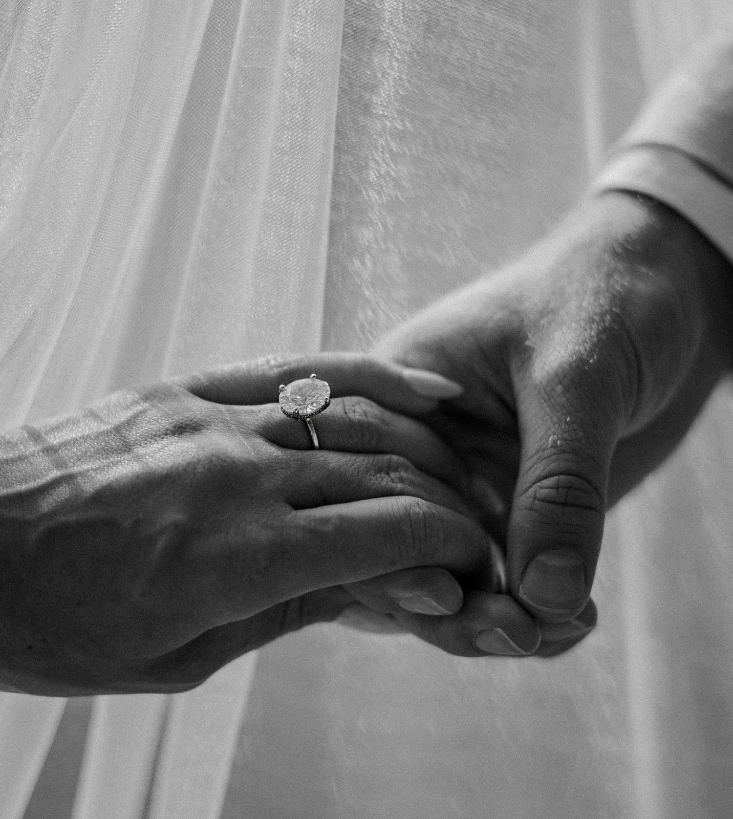 Ring detail with veil in back