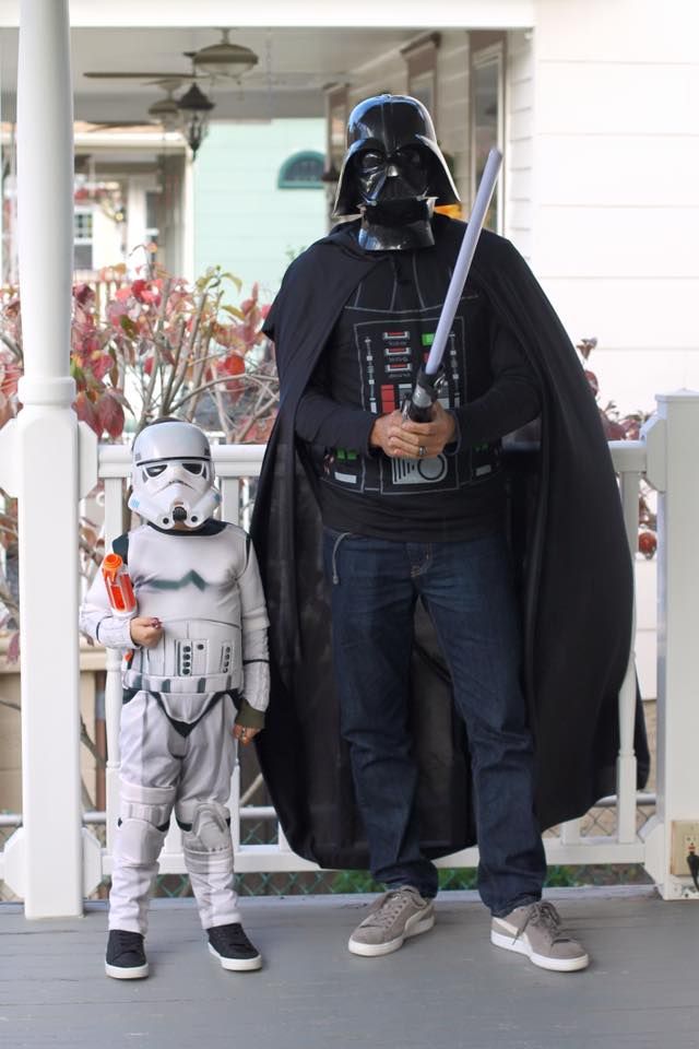 Father and Son Dressed as Star War Characters - Lifestyle Photo Session - Philadelphia, PA