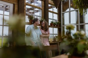 Engagement session at The Greenhouse on Strawberry Lane, Annapolis Valley Nova Scotia