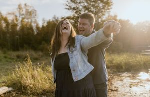 Autumn engagement session, Fall River, Nova Scotia - Charlotte Buckle Photography