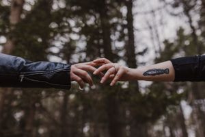 Sunset engagement session at Laurie Lake Provincial Park in Grand Lake, Nova Scotia, Canada Charlotte Buckle Photography