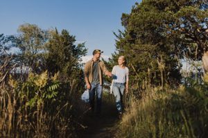 Sunset engagement session at Massassauga Point in Prince Edward County, Ontario