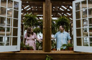 Engagement session at The Greenhouse on Strawberry Lane, Annapolis Valley Nova Scotia