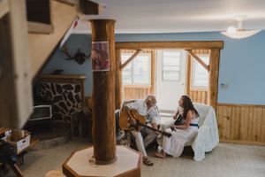 Engagement session at Evangeline Beach in Grand Pre, Nova Scotia Charlotte Buckle Photography