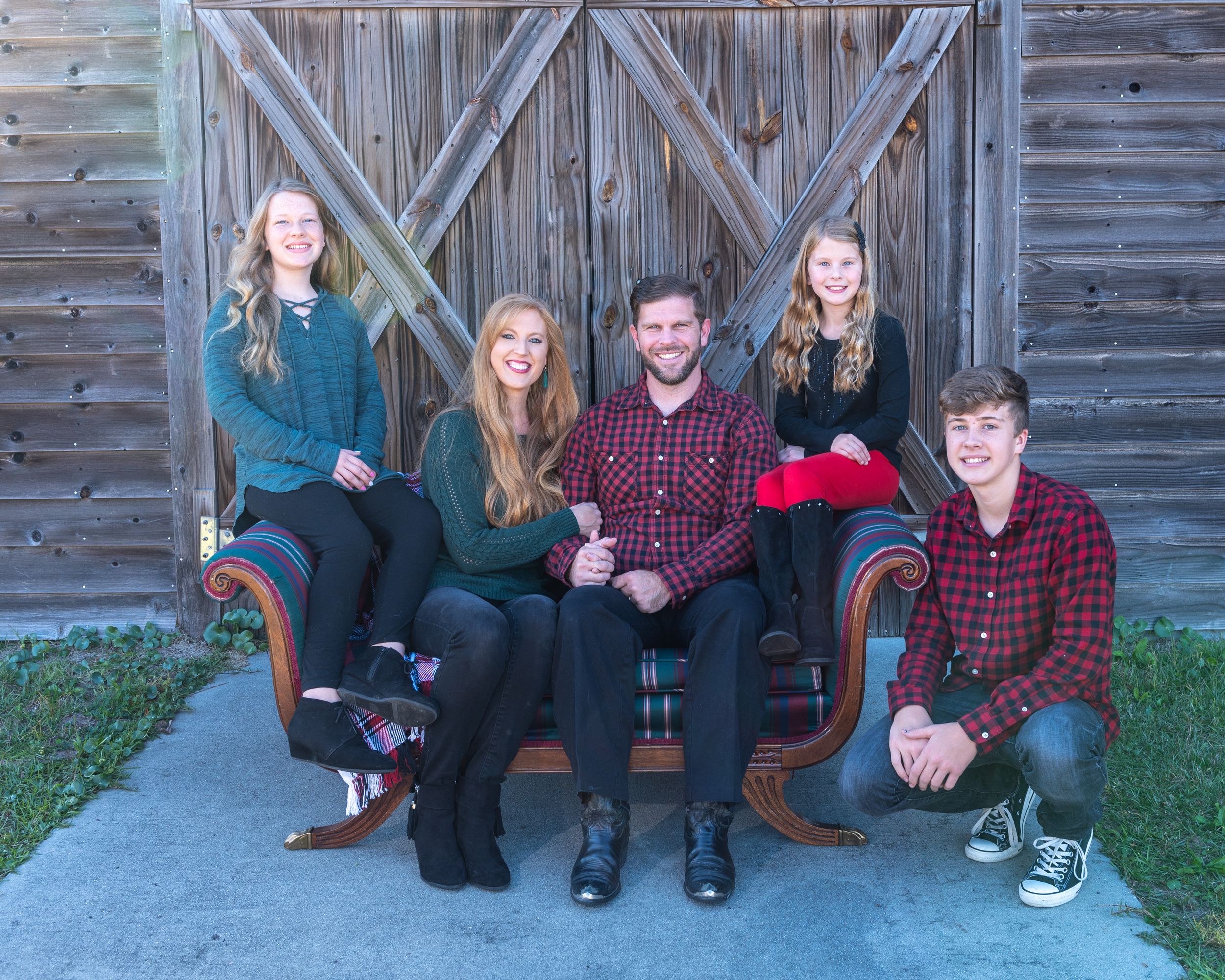 Christmas family portraits