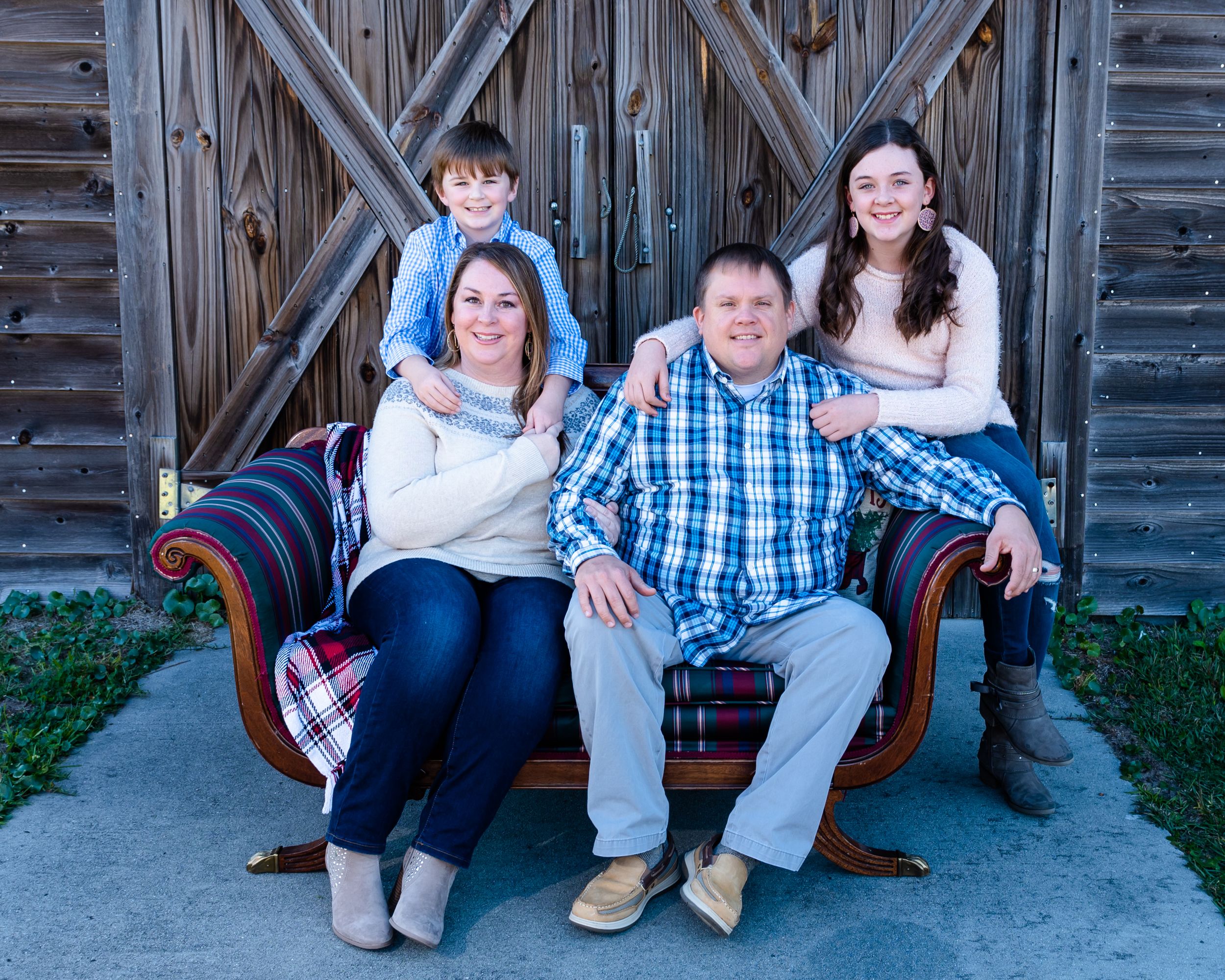 Christmas family portraits