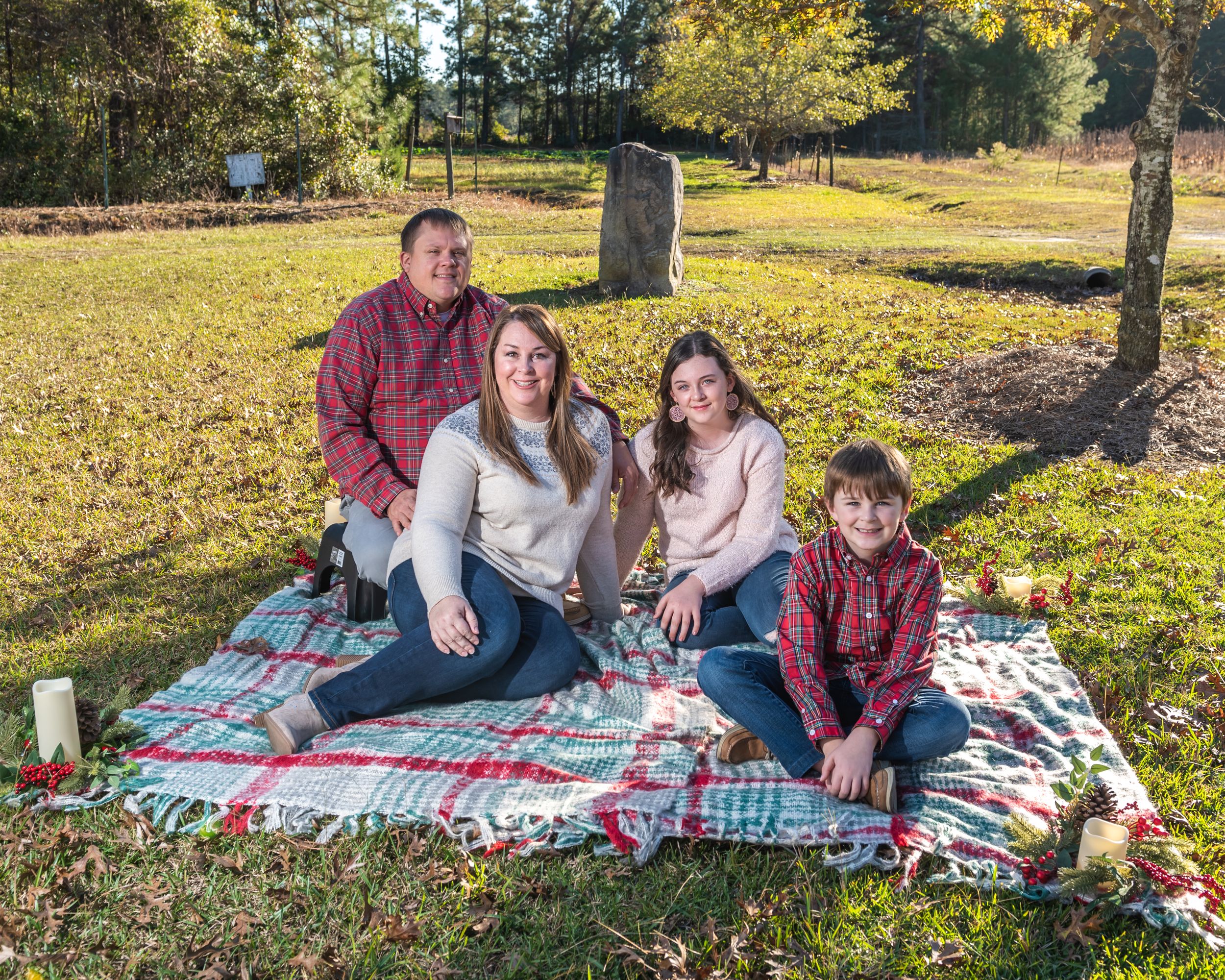 Christmas family portraits