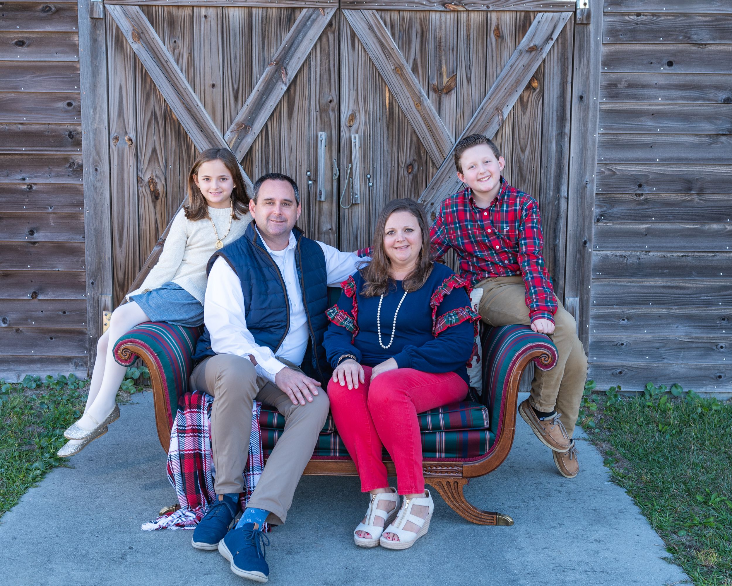 Christmas family portraits
