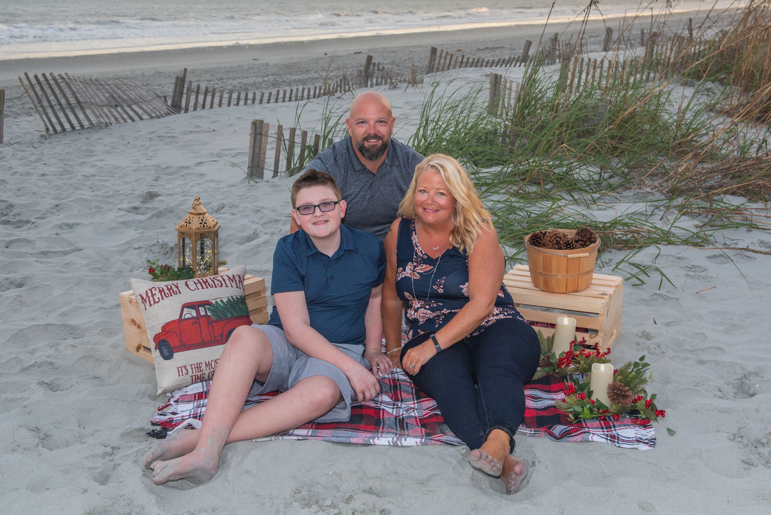 Christmas family portraits