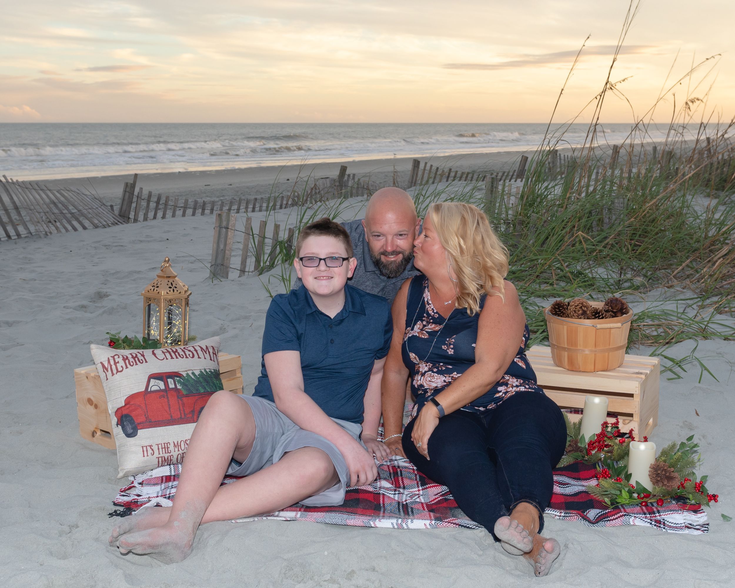 Christmas family portraits