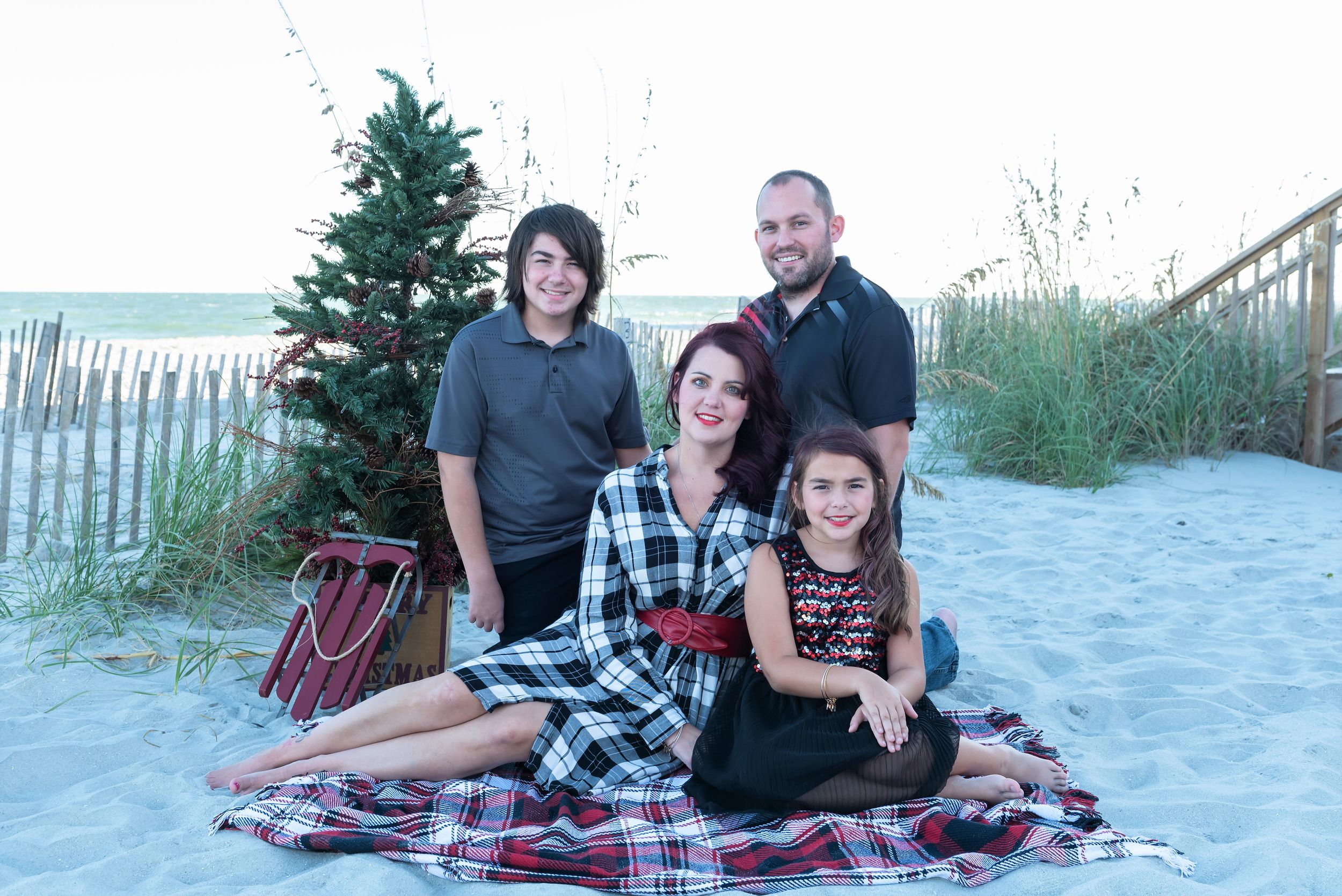 Christmas family portraits