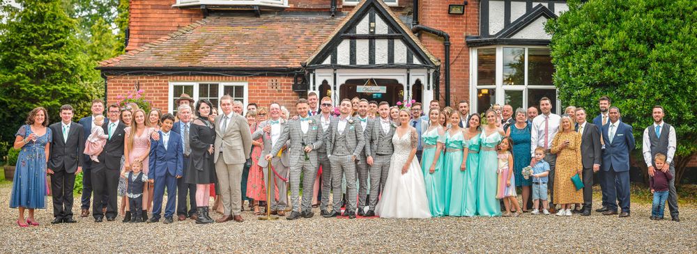 Trunkwell House Wedding Group Photos
