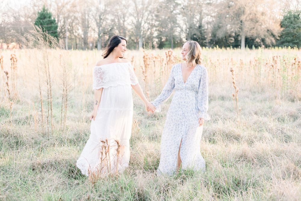 Aiken South Carolina maternity photographers | spring field session
