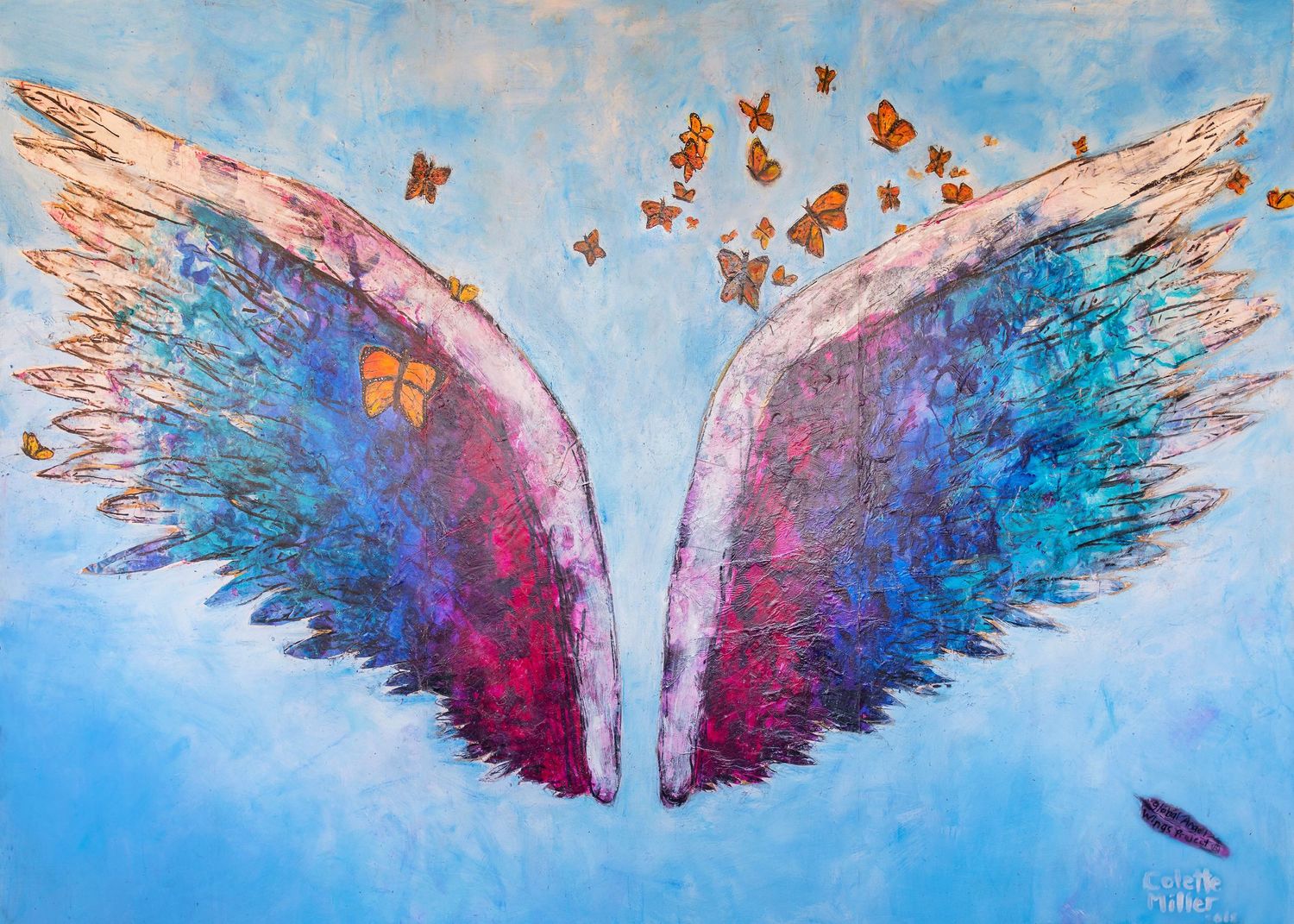 wings murral