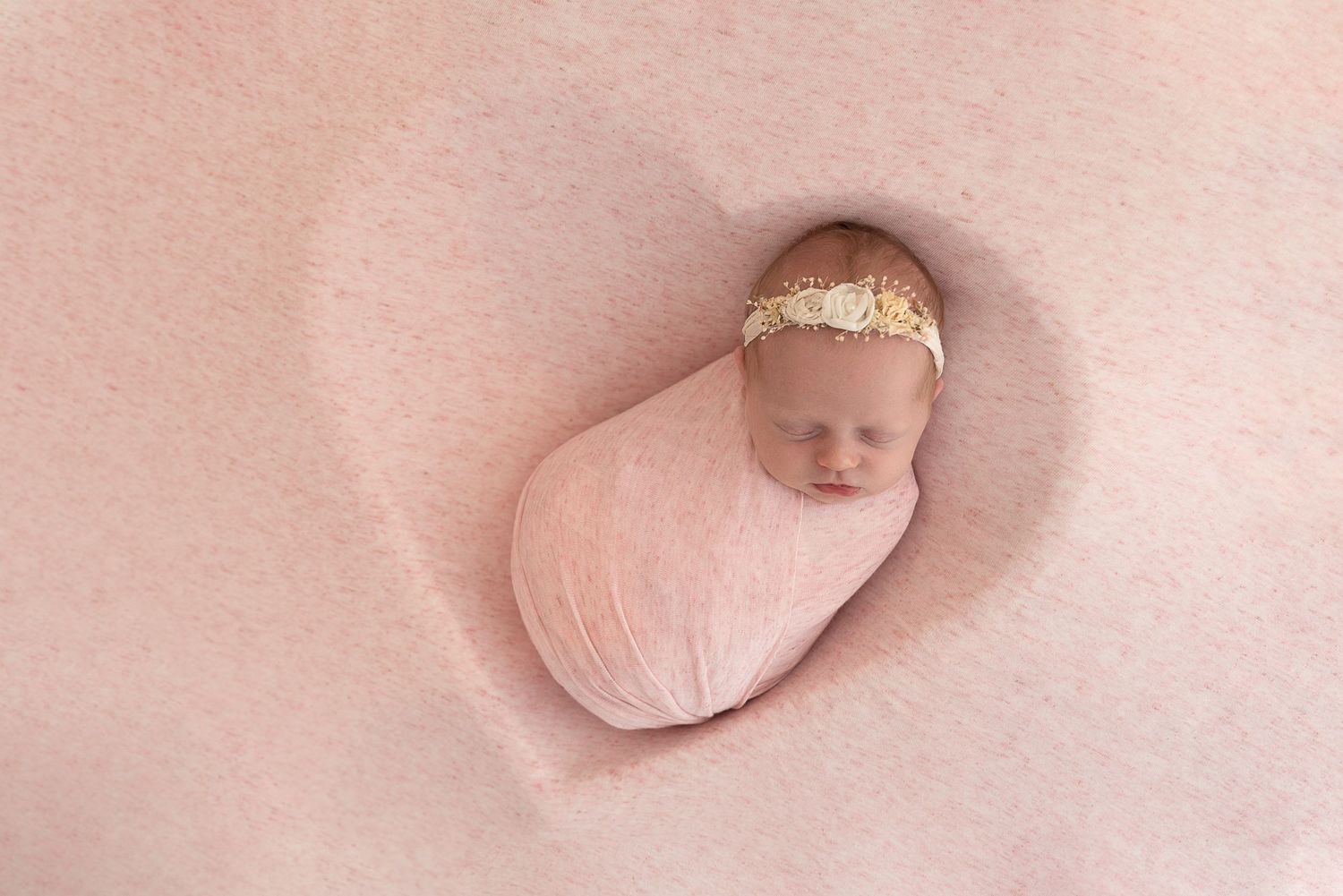 baby girl mini newborn session