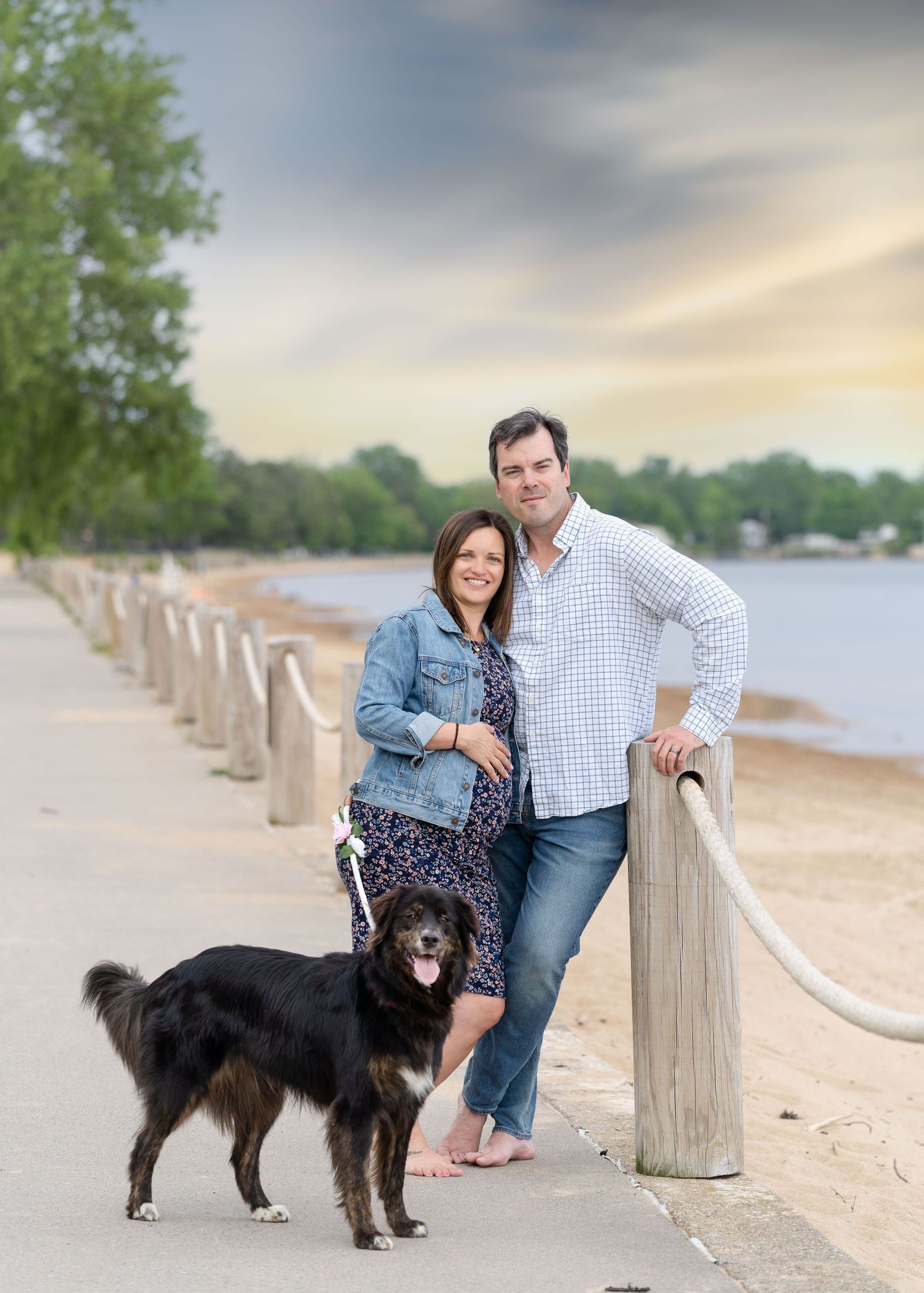 Maternity Photos Lake Champlain