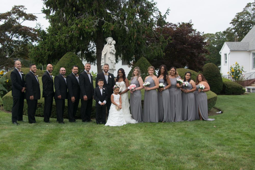 Wedding par.ty at church Wedding Photography-Photoed By Fred-Patchogue, Ny-Photographers