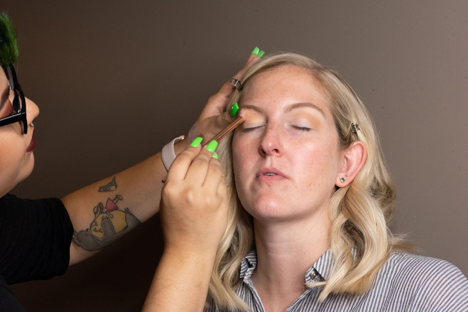 Wedding hair and makeup in Washington DC destination wedding Leah Ramuglia Photography
