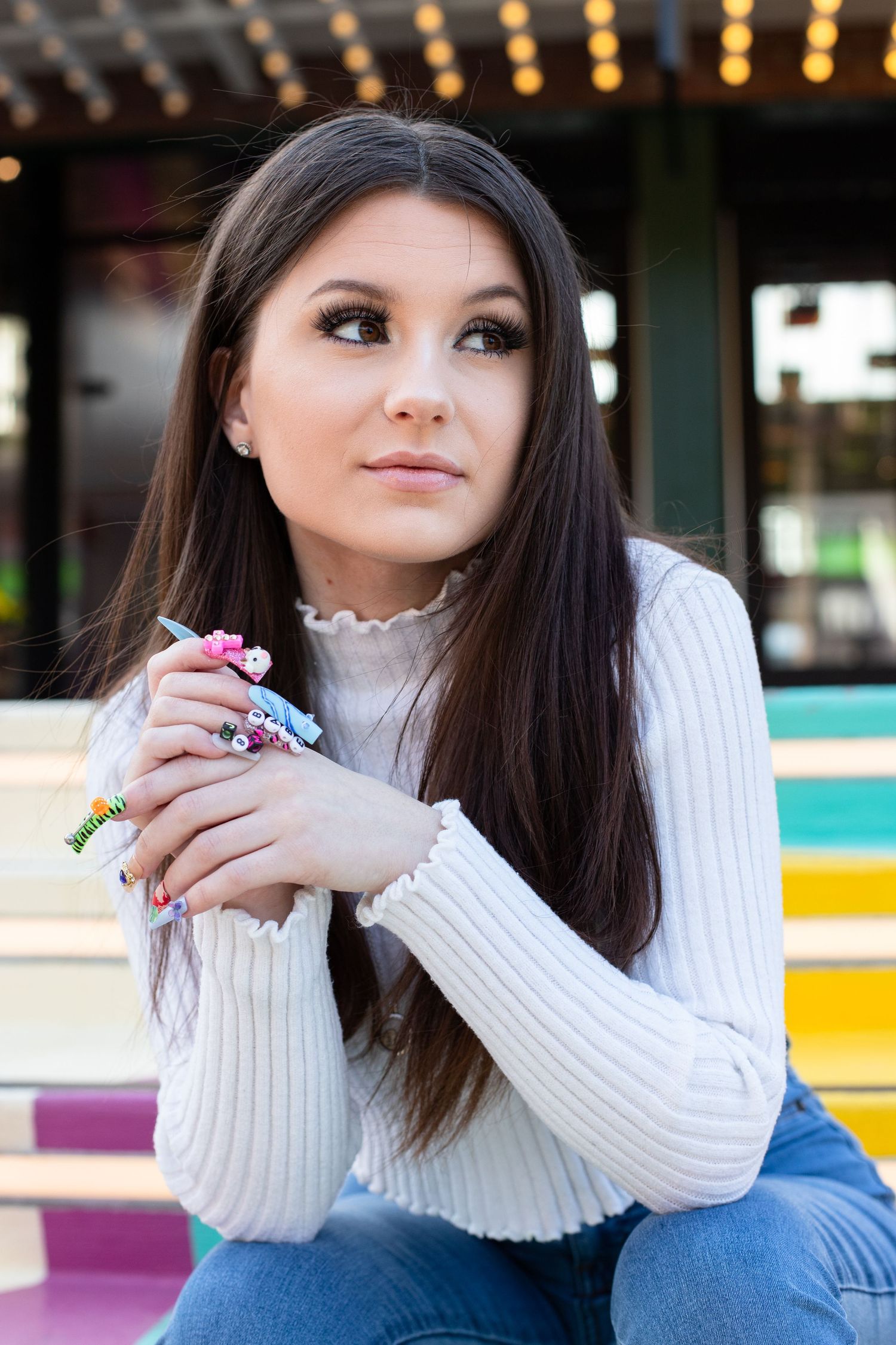 Fun portrait for personal branding session of a young entrepreneur in Strip District, Pittsburgh by Abby Gleason