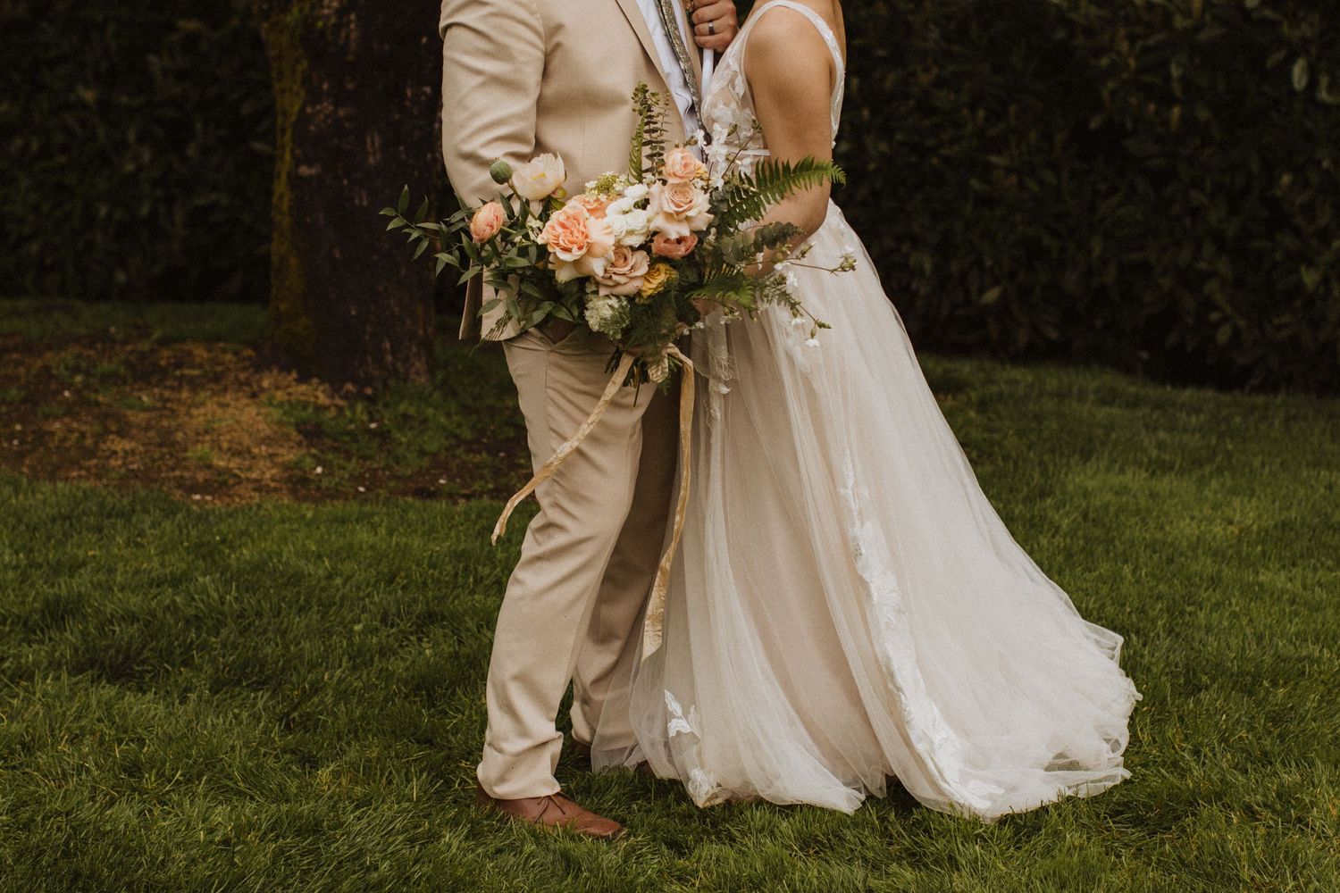 woodland bridal bouquet