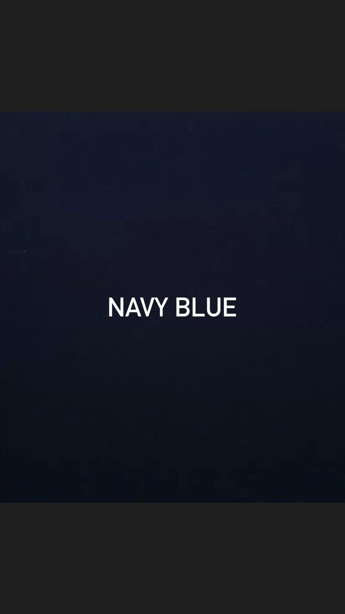 Navy blue solid colored background with white text label.