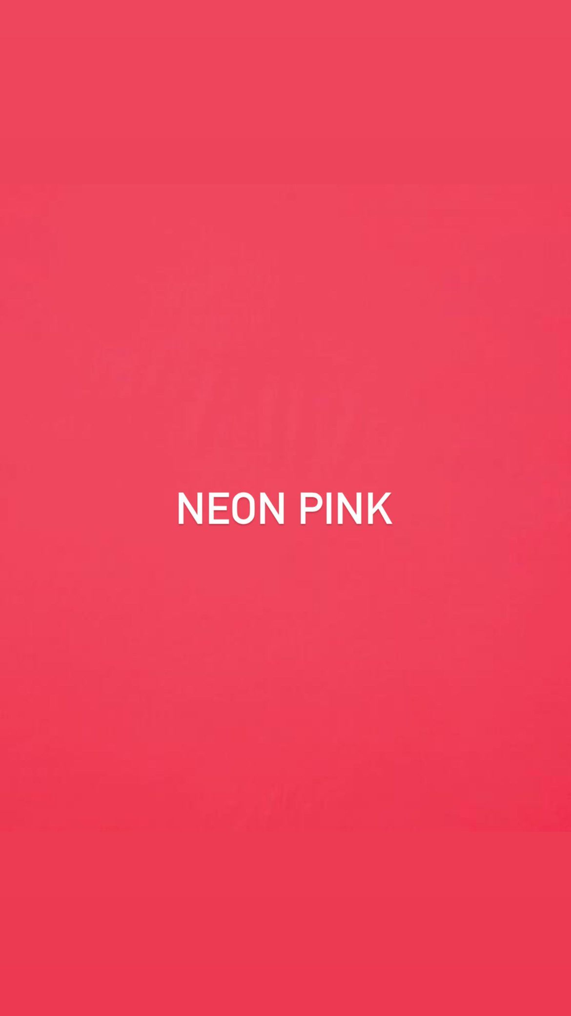 Bright neon pink solid background with white text label.
