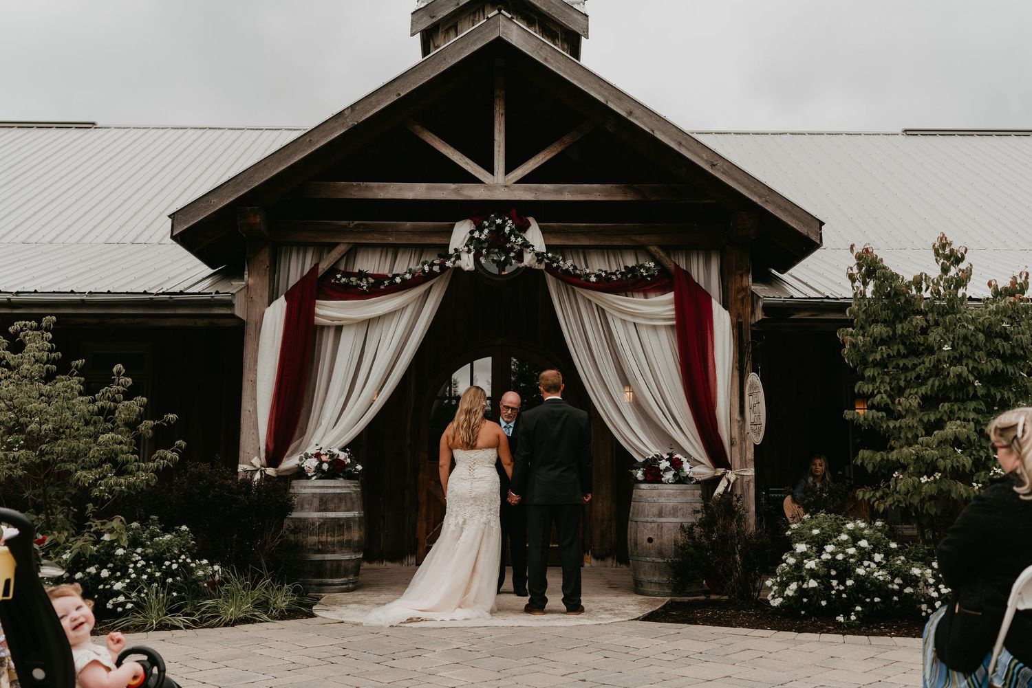 wedding ceremony The Special Events Center, Grey Bruce Ontario