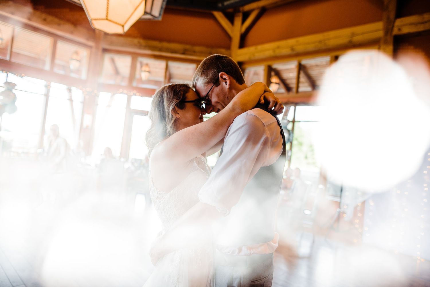 bride and groom first dance at Georgian Bay Golf Club