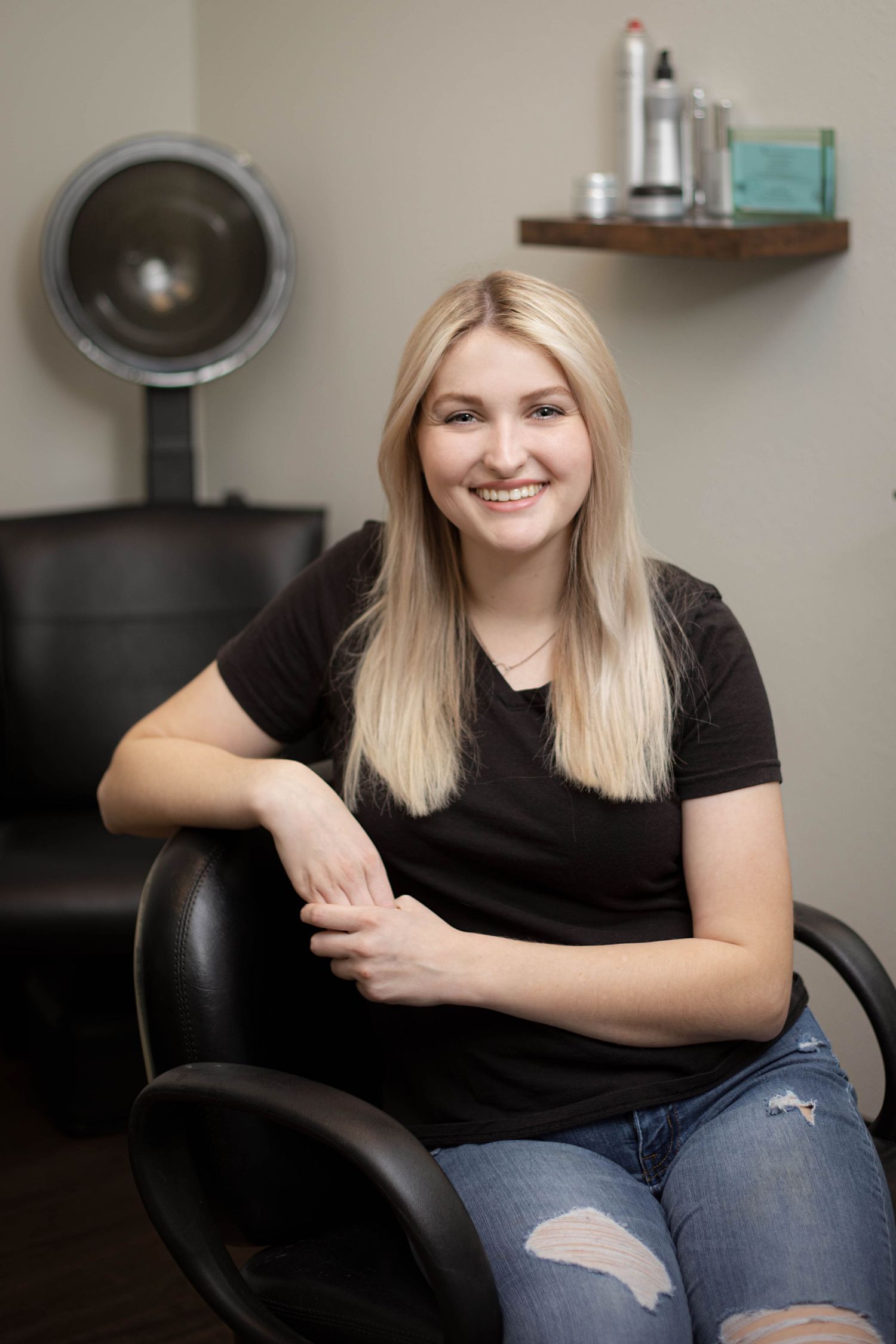 hair dresser branding photos by victoria leigh photography