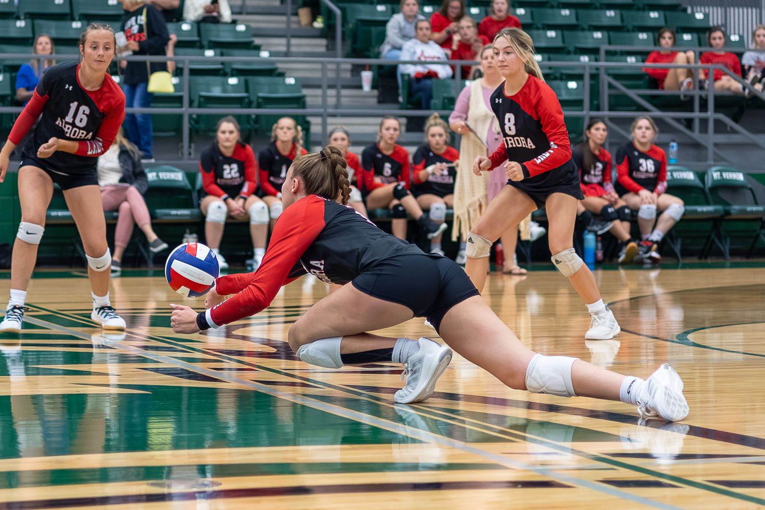 Aurora High School Ladies Houns' Volleyball