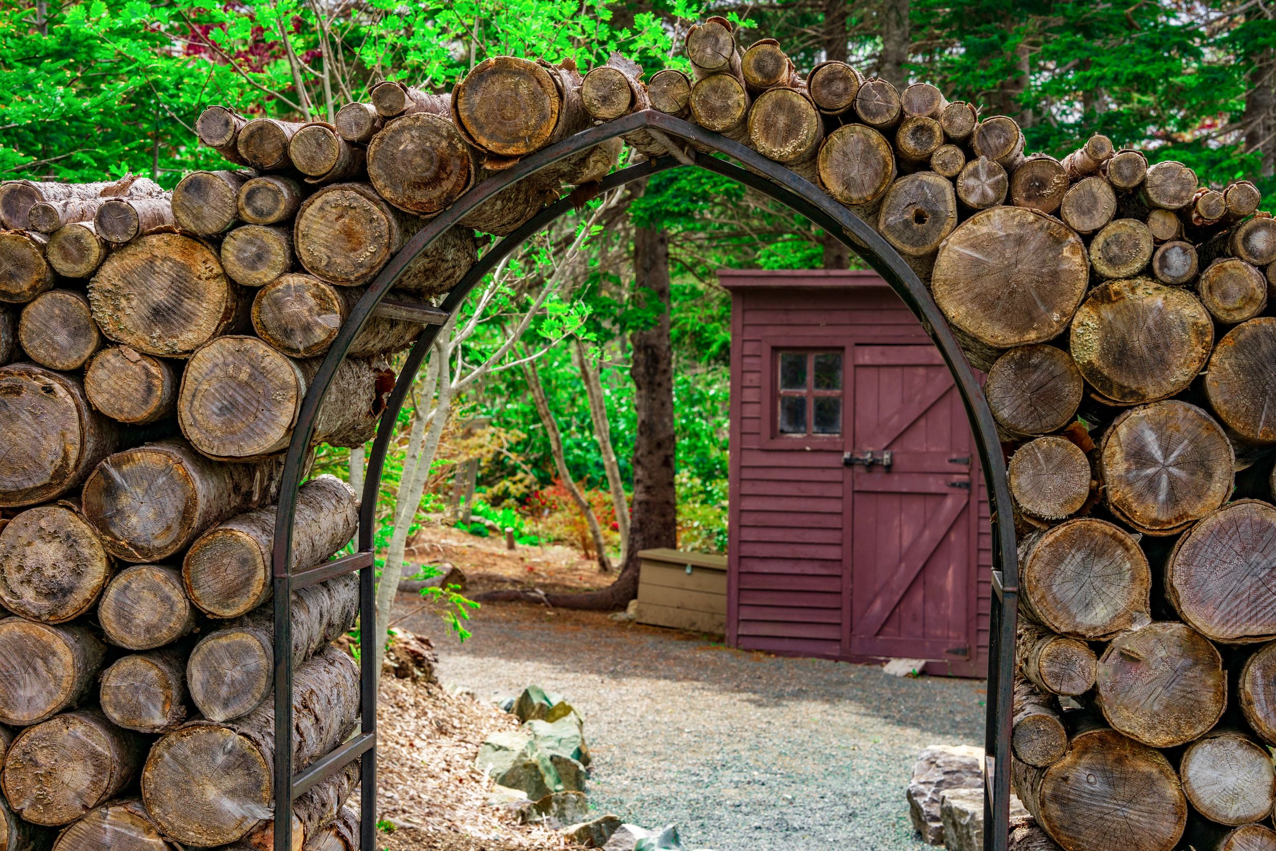 ENTER THROUGH THE GATE AND BEHOLD THE NATURE - photo taken at the MUN Botanical Garden