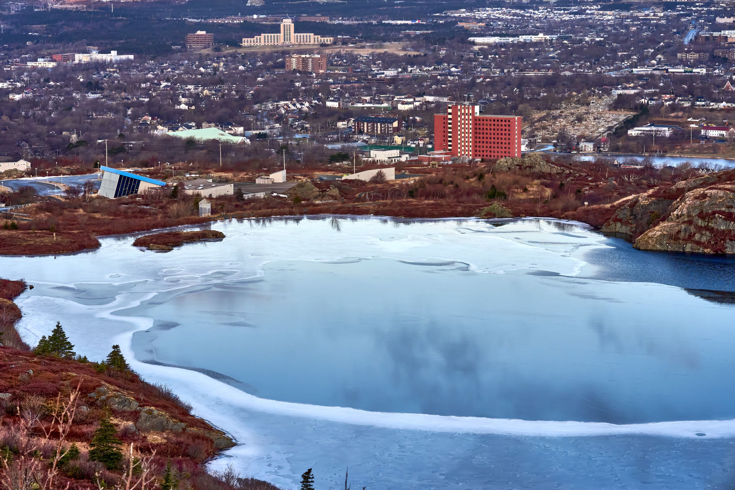 A VIEW OF ST JOHN'S FROM THE SIGNAL HILL