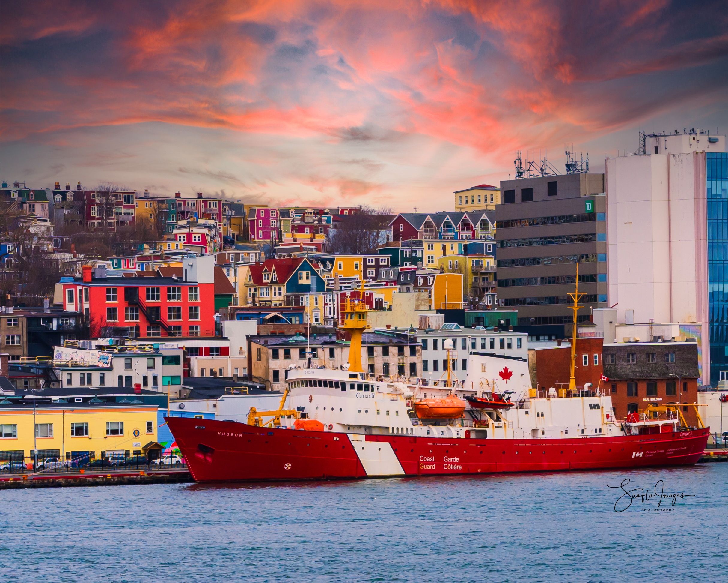 THE CCGS HUDSON - This 296ft research vessel...first vessel to circumnavigate N and S America in a single voyage in 1970