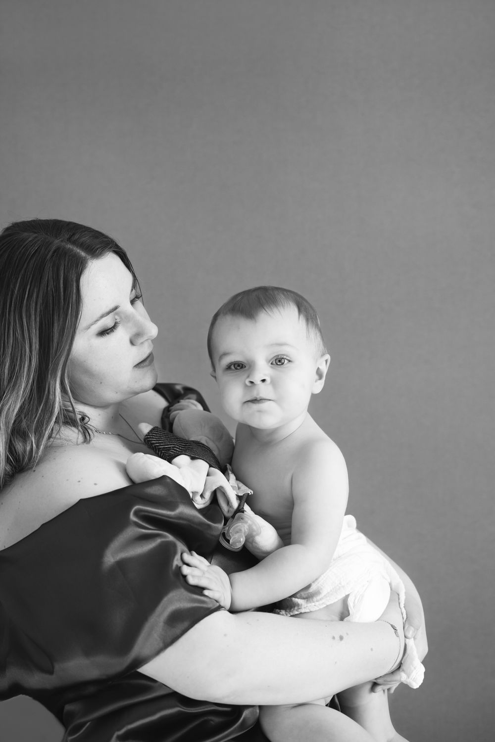 Photo studio,  famille, mère enfant.