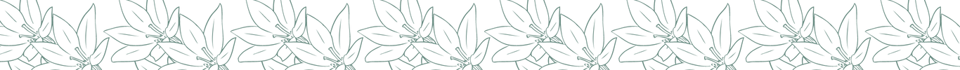 Repeating cannabis leaf pattern border design in mint green color.