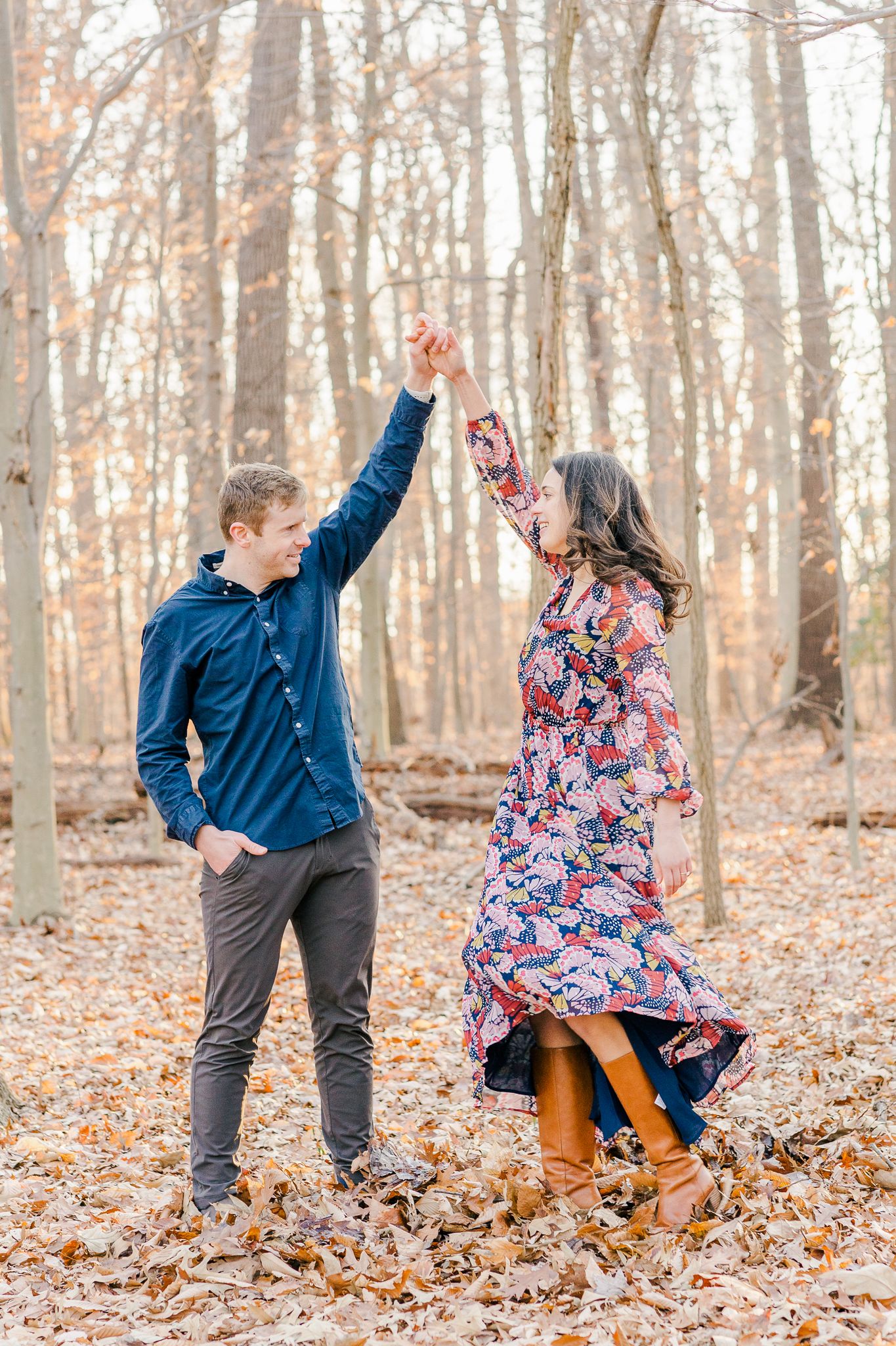 ROCK CREEK PARK ENGAGEMENT PICTURES
